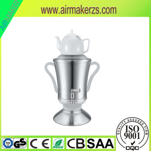 Stainless Steel Samovar with Ceramic Tea Pot